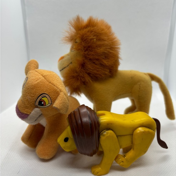 Vintage Toys Plush Lion King Simba’s Pride 3 Pieces 3 size - Picture 6 of 8